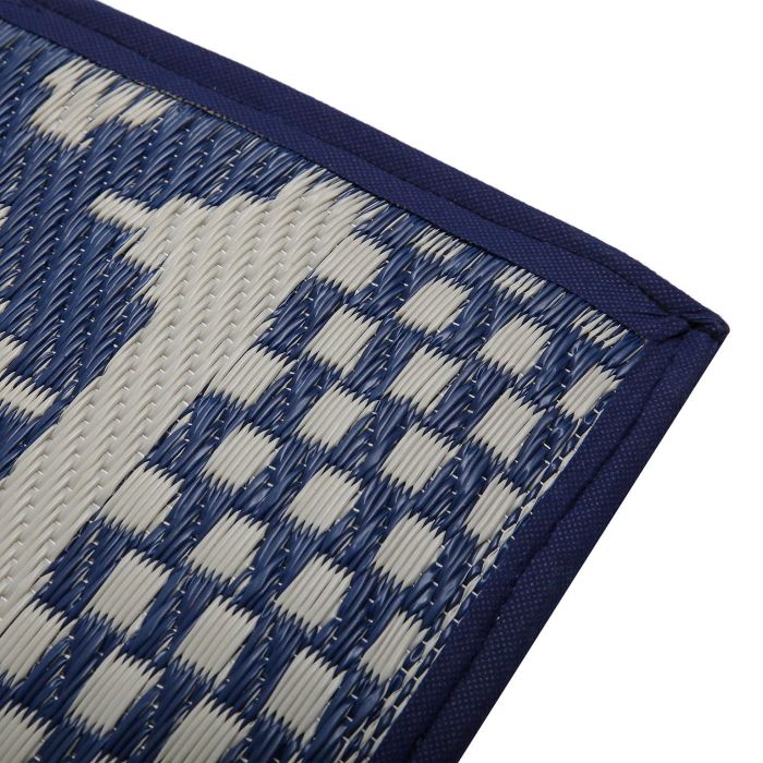 Alfombra Picnic Rombos Azules Versa 90X1CM (2 Unidades) 3 Alfombra Picnic Rombos Azules Versa 90X1CM (2 Unidades) 3