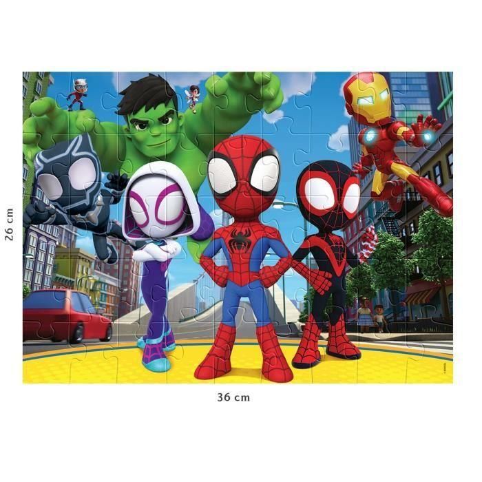 Puzzle de 45 piezas Spidey y sus amigos - Dibujos animados y comics - NATHAN - A partir de 5 años 5