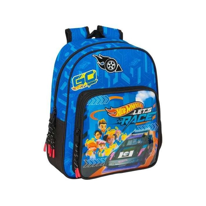 Mochila Safta Infantil Adaptable A Carro Hot Wheels Let'S Race 330x270x100 mm Mochila Safta Infantil Adaptable A Carro Hot Wheels Let'S Race 330x270x100 mm