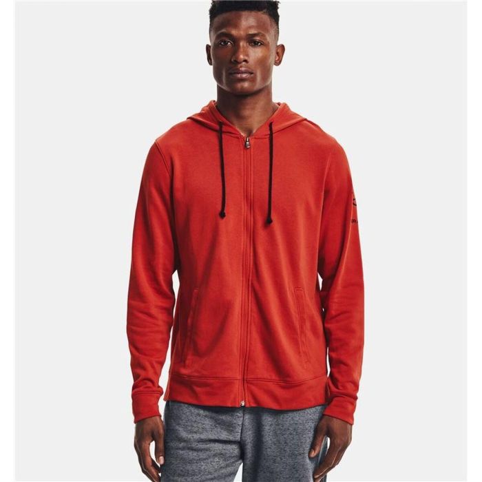 Chaqueta Deportiva para Hombre Under Armour Terry Rojo 4