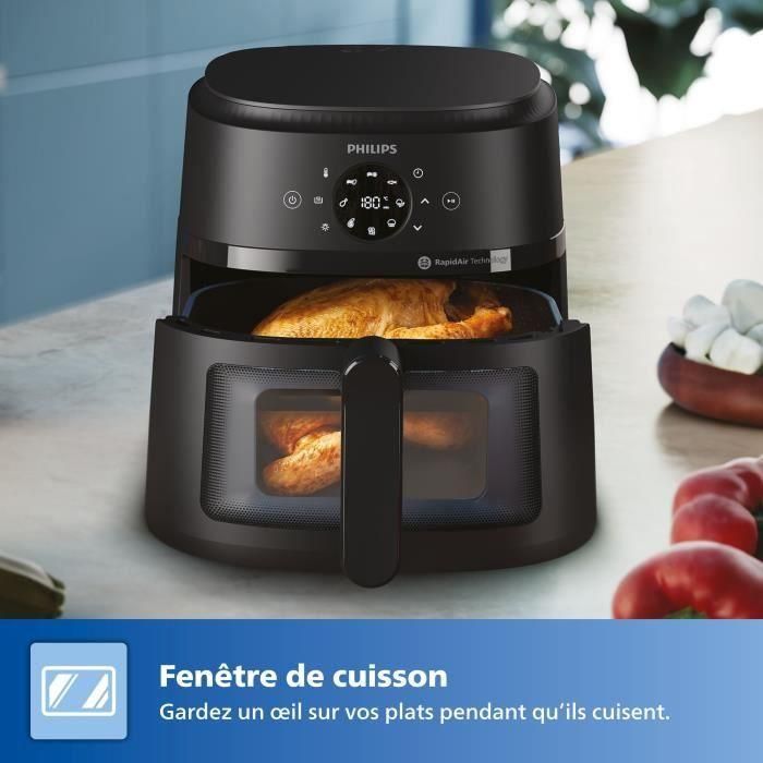 Philips AirFryer NA230/00 Freidora sin Aceite 6.2L, 13 Programas de Cocción, 1700W 4 Philips AirFryer NA230/00 Freidora sin Aceite 6.2L, 13 Programas de Cocción, 1700W 4