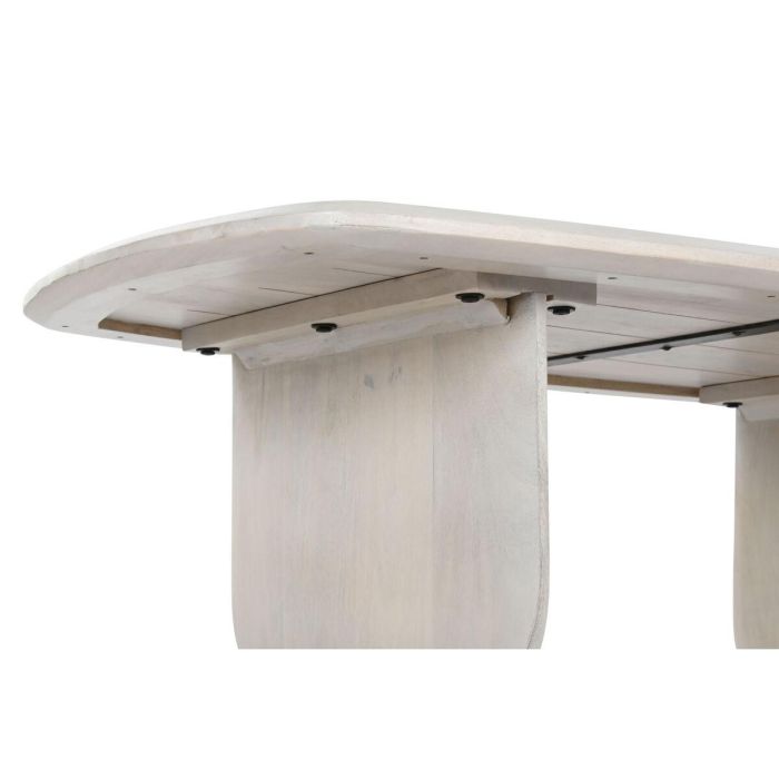 Mesa de Centro Home ESPRIT Blanco 137 x 76 x 45 cm 3