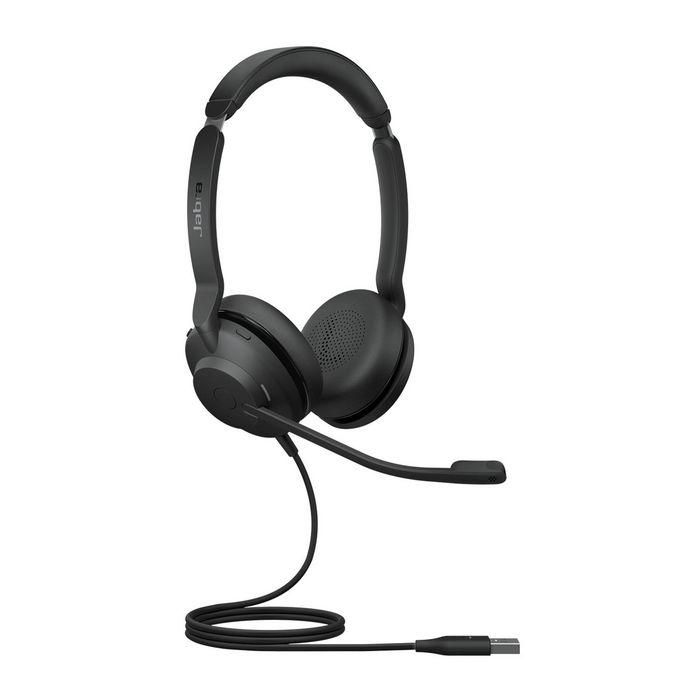 Jabra Evolve2 30 USB-A UC Stereo Auriculares Profesionales con 2 Micrófonos, Cancelación Ruido y Busylight para Oficina 0 Jabra Evolve2 30 USB-A UC Stereo Auriculares Profesionales con 2 Micrófonos, Cancelación Ruido y Busylight para Oficina 0