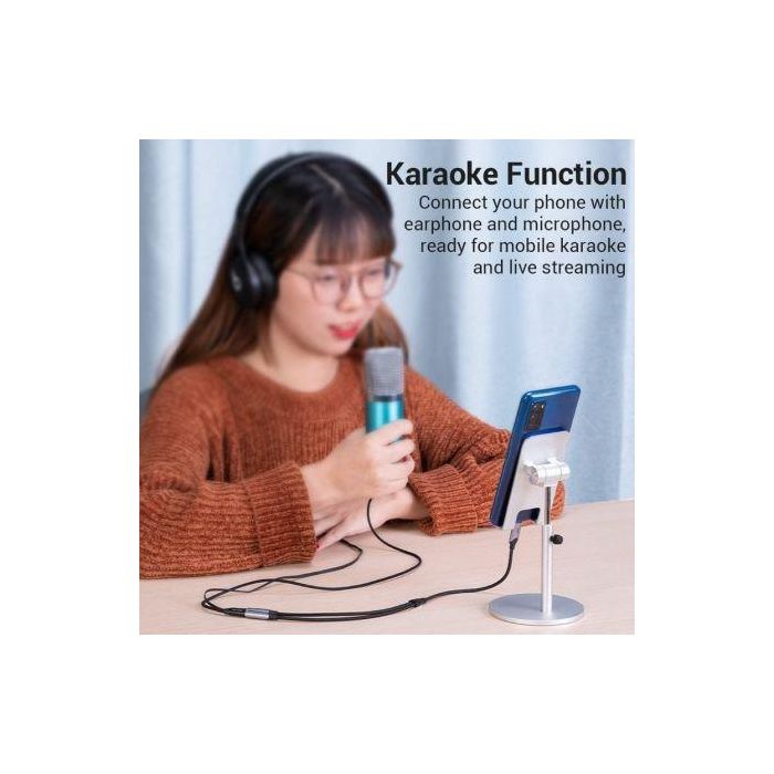 Adaptador USB-C a Jack 3.5 mm Vention BGPHY 1