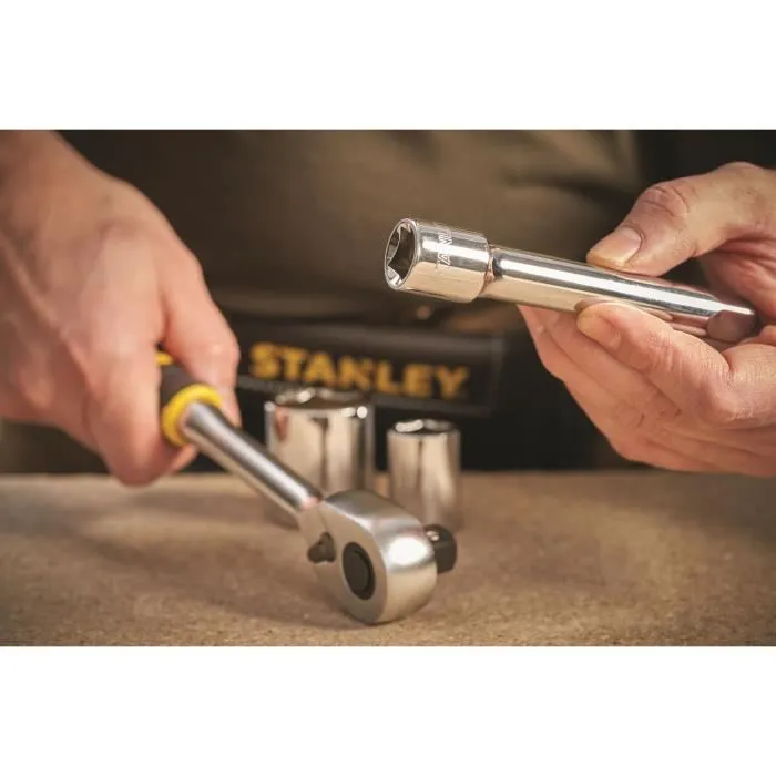 Stanley Extensión 1/2 250Mm Acero Al Cromo Vanadio Para Lugares De Difícil Acceso 2