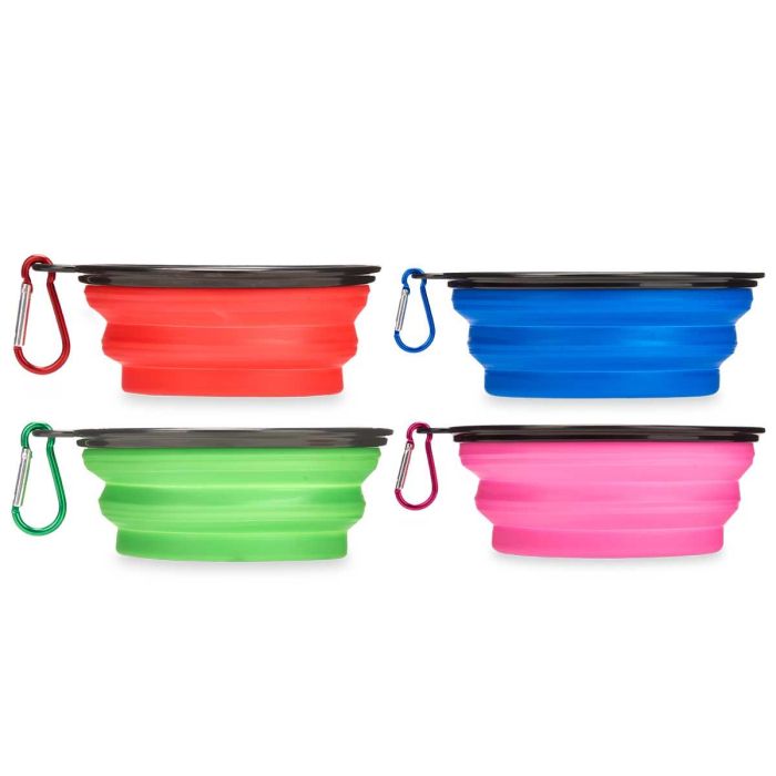 Comedero Bebedero Silicona Plegable 17,5Cm Surtidos Mascow (24 Unidades) 2 Comedero Bebedero Silicona Plegable 17,5Cm Surtidos Mascow (24 Unidades) 2