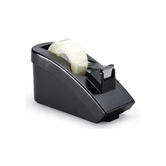DURABLE 1709054060 Dispensador de mesa TREND con cinta adhesiva, negro, rollo 1.9 cm x 33 m