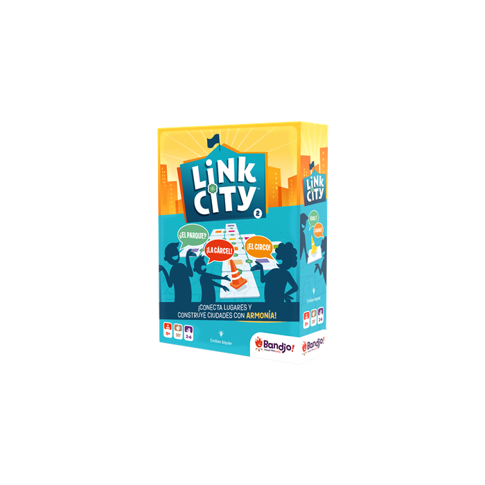 Juegos de Mesa Ábalon Link City BALC01ES Juego de mesa cooperativo para 2-6 jugadores a partir de 8 años Duración 30 minutos