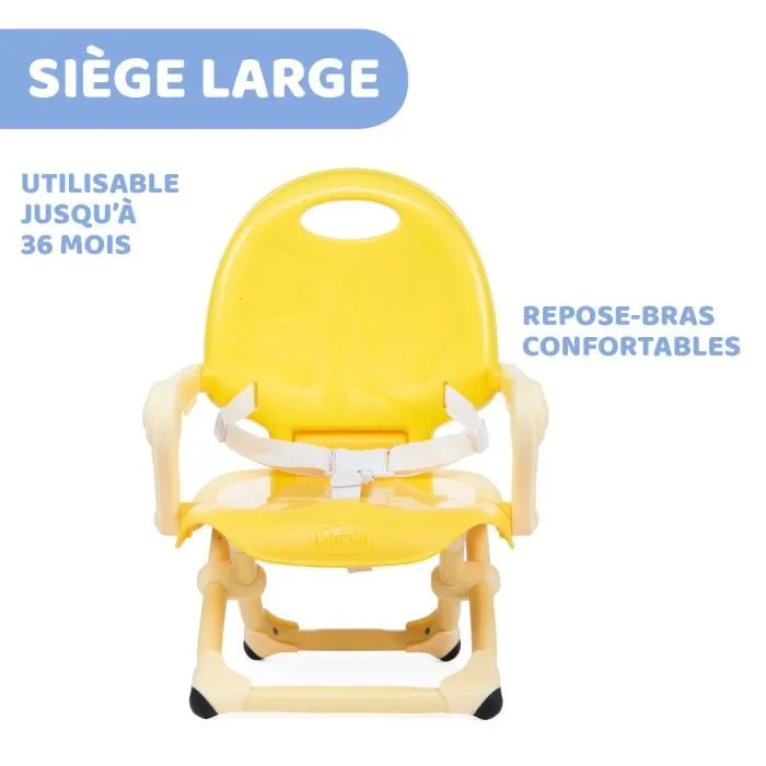 Chicco Pocket Snack Silla Elevadora para Comer en Familia Compacta y Portátil 3
