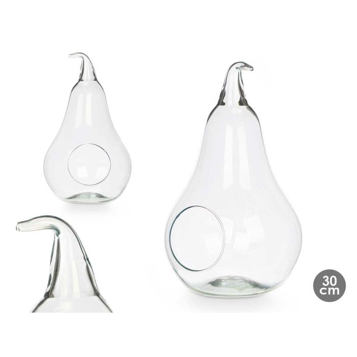 Pera Cristal Con Agujero 30Cm Giftdecor Pera Cristal Con Agujero 30Cm Giftdecor