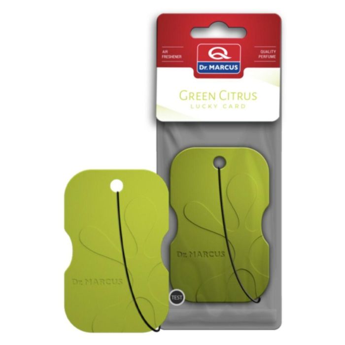 Ambientador para Coche Dr Marcus LUCKY CARD GREEN CITRUS Cítrico Plástico 0 Ambientador para Coche Dr Marcus LUCKY CARD GREEN CITRUS Cítrico Plástico 0