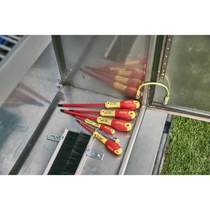 Stanley 0-65-443 Juego de 6 Destornilladores Aislados 1000V Electricista Pozidriv Probador 1