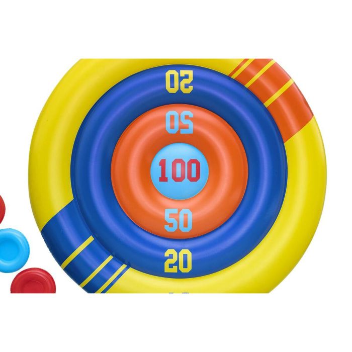 Bestway Juego Flotante Lanza Hinchable Discos D140 cm +3 Años Piscina 52566 12