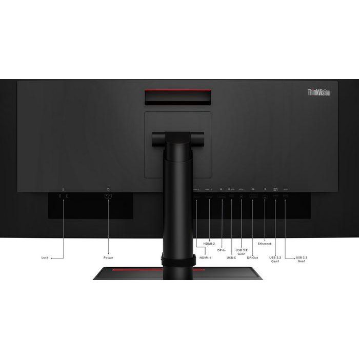 Lenovo 86.7cm (34.14") Wide Quad HD 3440 x 1440 W-LED IPS, 21:9, 300cd/m², 1.07B, 6ms, 178°/178°, 1000:1 12