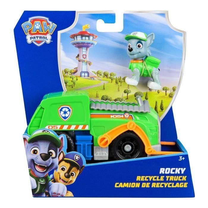 Vehículo Spin Master + Figura Rocky Patrulla Canina 5 Vehículo Spin Master + Figura Rocky Patrulla Canina 5