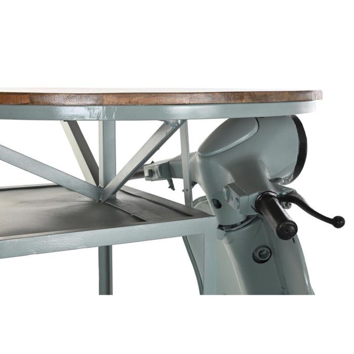 Mesa DKD Home Decor Azul Marrón Verde Hierro Madera de mango 116 x 72 x 110 cm 3