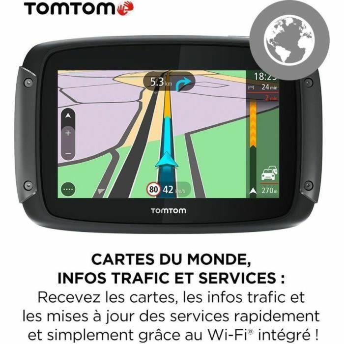 TomTom TTRIDER550 GPS para motocicleta RIDER 550 4,3 pulgadas, mapa mundial, TomTom Traffic, alertas zonas peligro, manos libres 22 TomTom TTRIDER550 GPS para motocicleta RIDER 550 4,3 pulgadas, mapa mundial, TomTom Traffic, alertas zonas peligro, manos libres 22