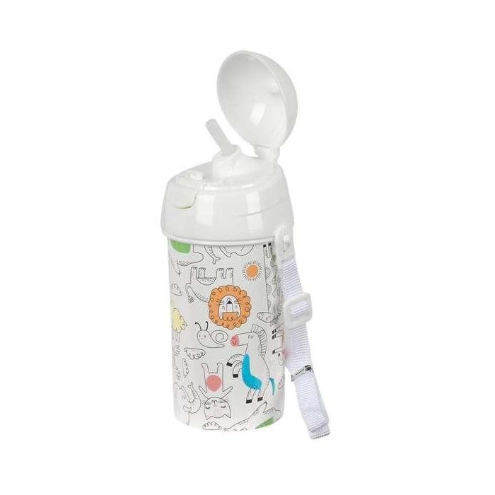 Botella de Agua Safta Zoo Beige PVC 500 ml 2