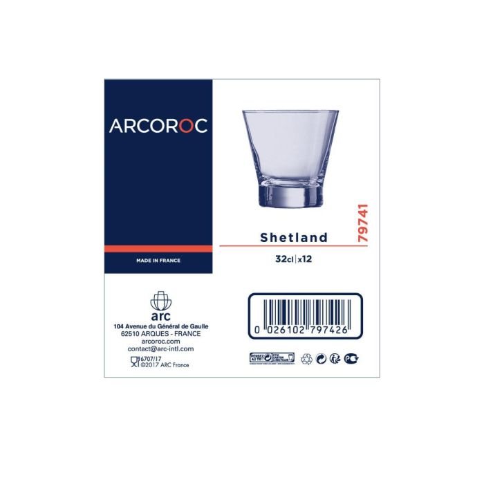 Set de Vasos Arcoroc ARC 79741 Transparente Vidrio 320 ml (12 Unidades) 2