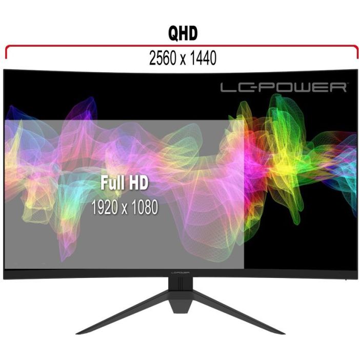 LC-Power 68.6cm (27") LC-M27-QHD-165-C 2xDP+2xHDMI 7