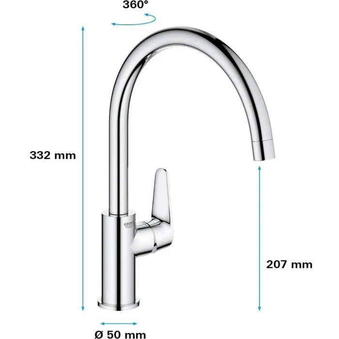 Grohe 4005176478598 Mezcla Monocommande del Fregadero 2 Grohe 4005176478598 Mezcla Monocommande del Fregadero 2