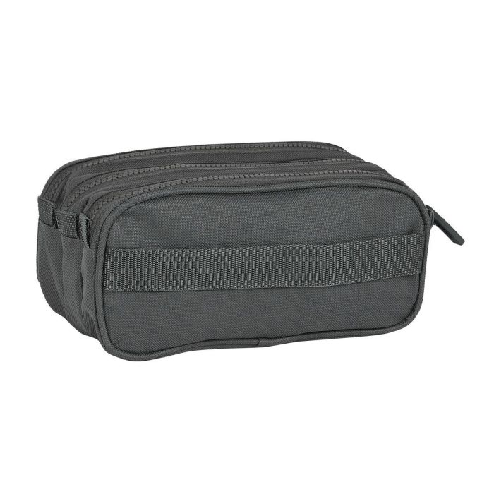 Portatodo Triple Safta 21,5 x 10 x 8 cm Gris 2