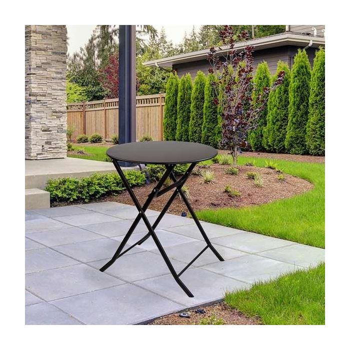 Mesa redonda plegable de metal aktive 60x70 cm 1 Mesa redonda plegable de metal aktive 60x70 cm 1