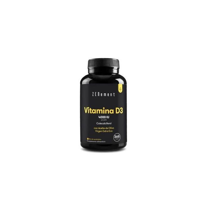 Vitamina D3 Con Ac. De Oliva 365Perlas