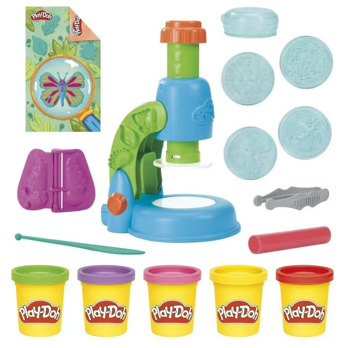 Play-Doh Microscopio Luminoso G0494 Hasbro, Juguete Educativo para Crear y Explorar Figuras con Plastilina Play-Doh Microscopio Luminoso G0494 Hasbro, Juguete Educativo para Crear y Explorar Figuras con Plastilina
