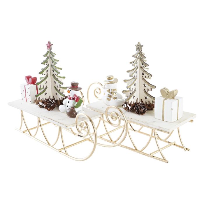 DKD Home Decor Figura Navidad Fantasía con Trineo MDF/Metal Colores Surtidos (Dorado, Rojo, Rosa, Blanco) 6x14x19 cm (Pack 6 Unidades) 2 DKD Home Decor Figura Navidad Fantasía con Trineo MDF/Metal Colores Surtidos (Dorado, Rojo, Rosa, Blanco) 6x14x19 cm (Pack 6 Unidades) 2