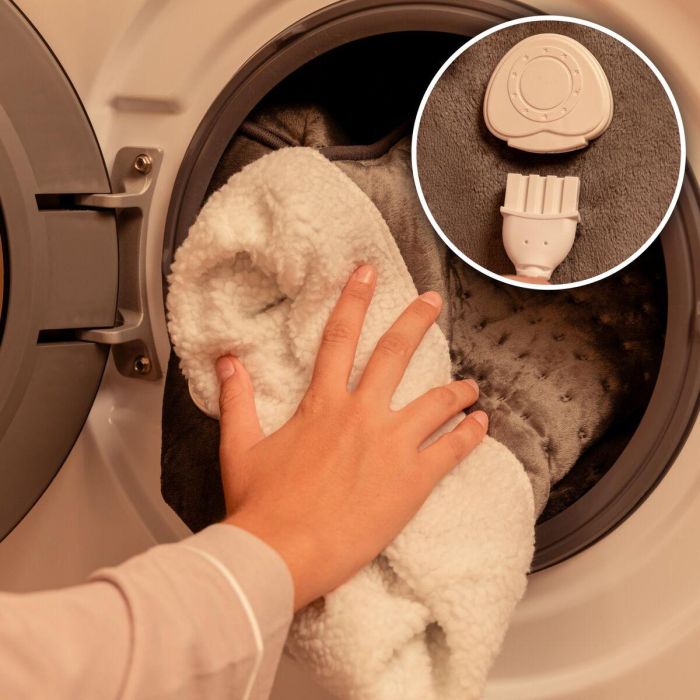 Calientapiés Cecotec HeatConfort FootWarmer Negro Gris 2 Calientapiés Cecotec HeatConfort FootWarmer Negro Gris 2