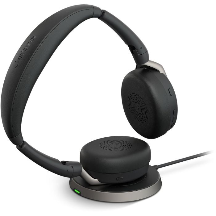 Jabra Evolve2 65 Flex Link380c Auriculares Inalámbricos Estéreo con Base de Carga para Oficina/Centro de Llamadas Negro 2