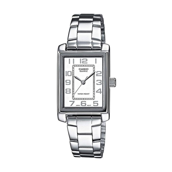 Reloj Analógico Casio Collection Women LTP-1234PD-7BEG/ 32mm/ Plata y Blanco Reloj Analógico Casio Collection Women LTP-1234PD-7BEG/ 32mm/ Plata y Blanco