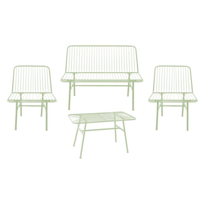 Sofa Terraza Y Jardin DKD Home Decor Verde Menta 53 x 83 x 115 cm Set de 4 Sofa Terraza Y Jardin DKD Home Decor Verde Menta 53 x 83 x 115 cm Set de 4