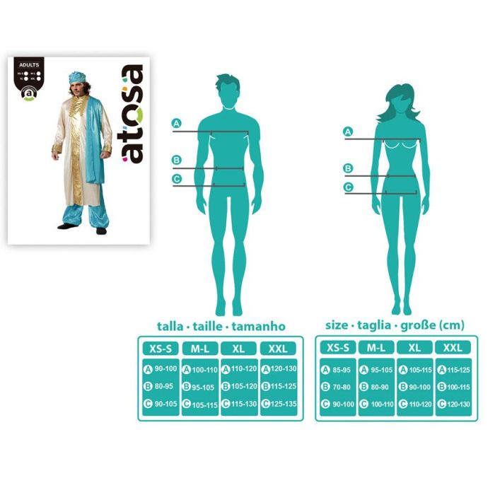 Disfraz para Adultos Hindú XL 3 Disfraz para Adultos Hindú XL 3