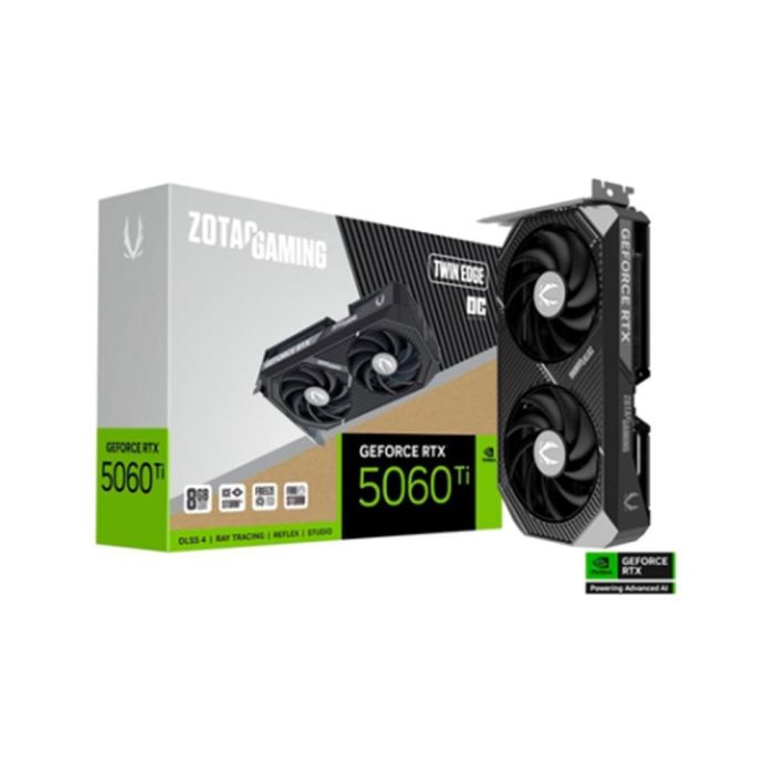ZOTAC Tarjeta Gráfica Gaming GeForce RTX 5060 Ti 8GB GDDR7 ZT-B50610H-10M