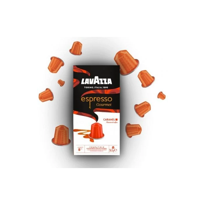 Lavazza Cápsulas Espresso Gourmet Caramel para Cafeteras Nespresso - Caja de 10 unidades | 8686 1