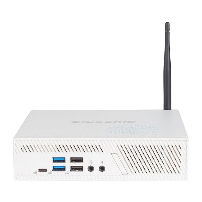 bluechip S3137 Mini PC Blanco - Intel Core i3-14100, 8GB DDR5, 500GB SSD, Windows 11 Pro, Wi-Fi 6E, Bluetooth 5.3 1