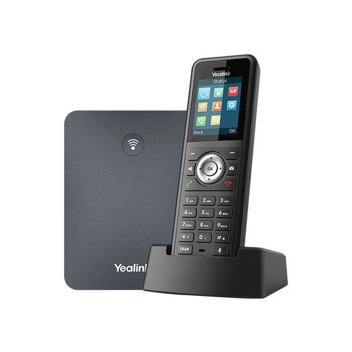 Yealink W79P DECT IP, sistema de teléfono rugerizado, 1.8", 128x160 TFT, Bluetooth, alarma de vibración, IP67