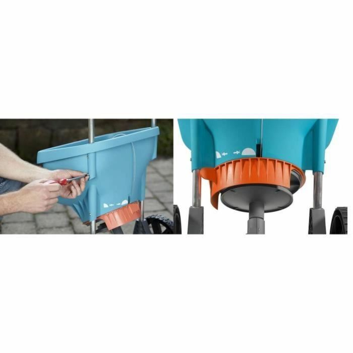 Gardena Esparcidor sobre ruedas XL, 18L, para grandes superficies hasta 800m², ancho 1.5-6m, con ajuste ergonómico de dosis y distribución precisa 1 Gardena Esparcidor sobre ruedas XL, 18L, para grandes superficies hasta 800m², ancho 1.5-6m, con ajuste ergonómico de dosis y distribución precisa 1