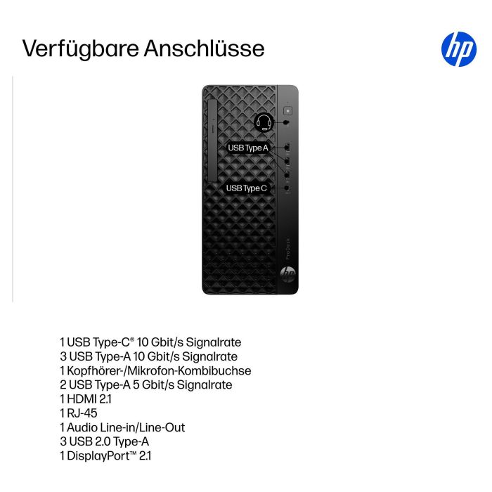 HP ProDesk 4 G1i AI Tower CU7 265/32GB RAM/512GB SSD/Windows 11 Pro Ordenador