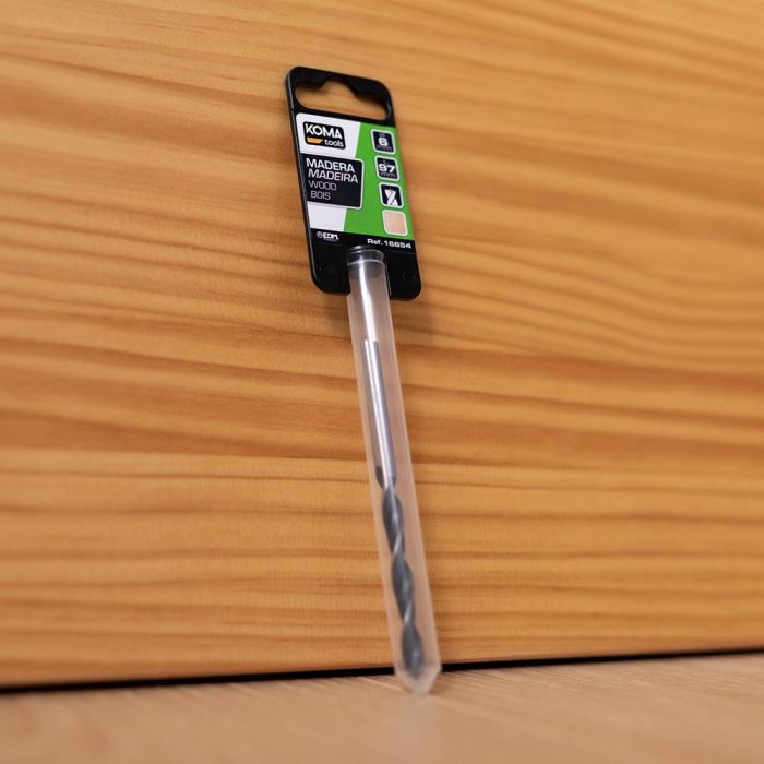 Koma Tools Broca 3 puntas para madera Ø5,00 x 86 mm con punta autocentrante 3