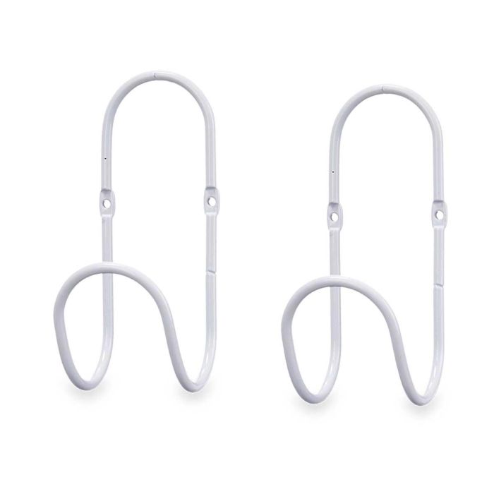 Set 2 Perchas Aro Blanco Giftdecor - Metal 6x15.5x7 cm (6 Unidades) 1 Set 2 Perchas Aro Blanco Giftdecor - Metal 6x15.5x7 cm (6 Unidades) 1