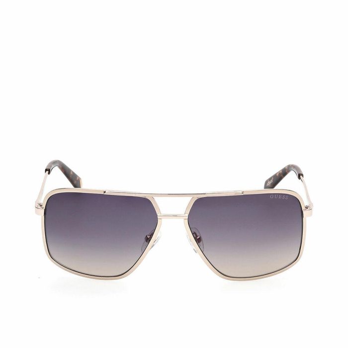 Guess Gafas GU00167 Gafas de Sol Aviador para Hombre - Montura Metal, 140 mm