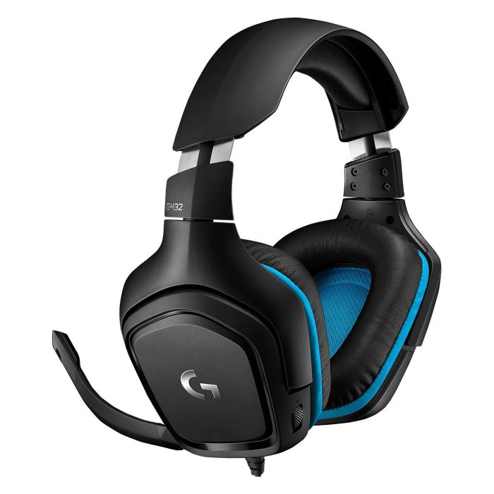 Logitech G432 Auriculares Gaming USB 2.0 Jack 3.5 Micrófono Negros DTS Headphone:X 2.0 7.1 Surround Sound 1