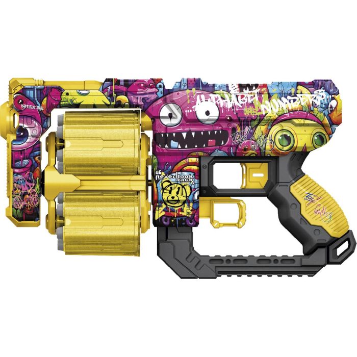 Tachan Pistola Street Shot Con Cargador Y 12 Balas T01033