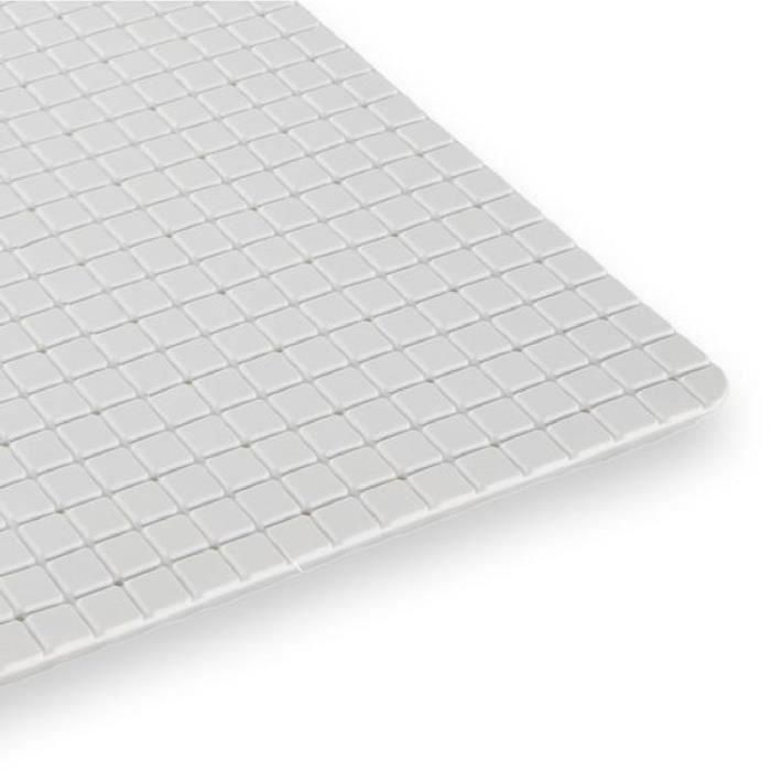 Today TOD3574641271671 Alfombra antideslizante para baño o ducha, cuadrada, blanca, 50 x 50 cm 1