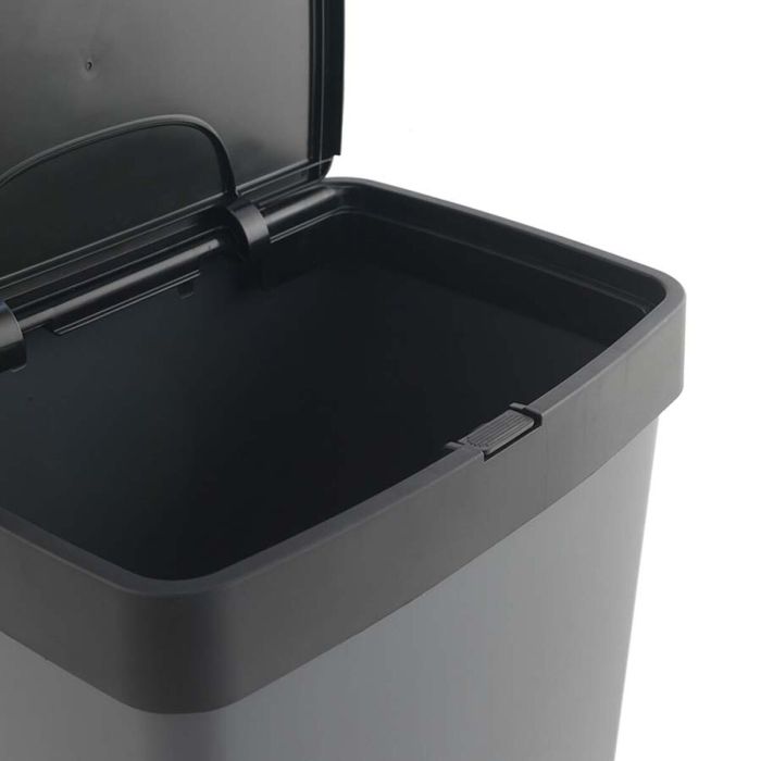 Cubo de Basura para Reciclaje SP Berner Antracita 10 L 30 L x 2 Plástico 3 Compartimentos (1 unidad) 2 Cubo de Basura para Reciclaje SP Berner Antracita 10 L 30 L x 2 Plástico 3 Compartimentos (1 unidad) 2