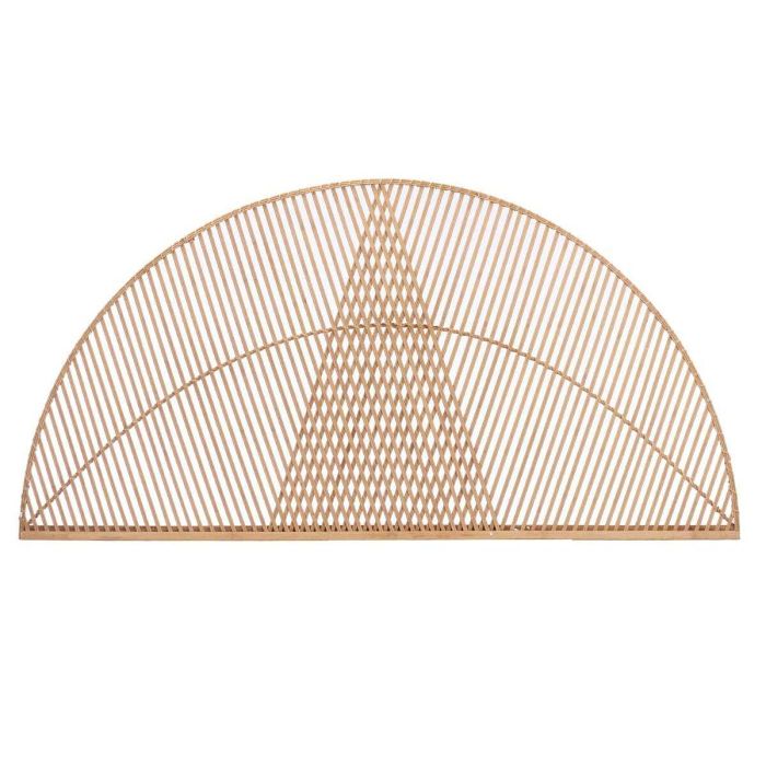 Cabecero de Cama Triángulo Marrón Ratán 160 x 80,5 x 2 cm 0 Cabecero de Cama Triángulo Marrón Ratán 160 x 80,5 x 2 cm 0
