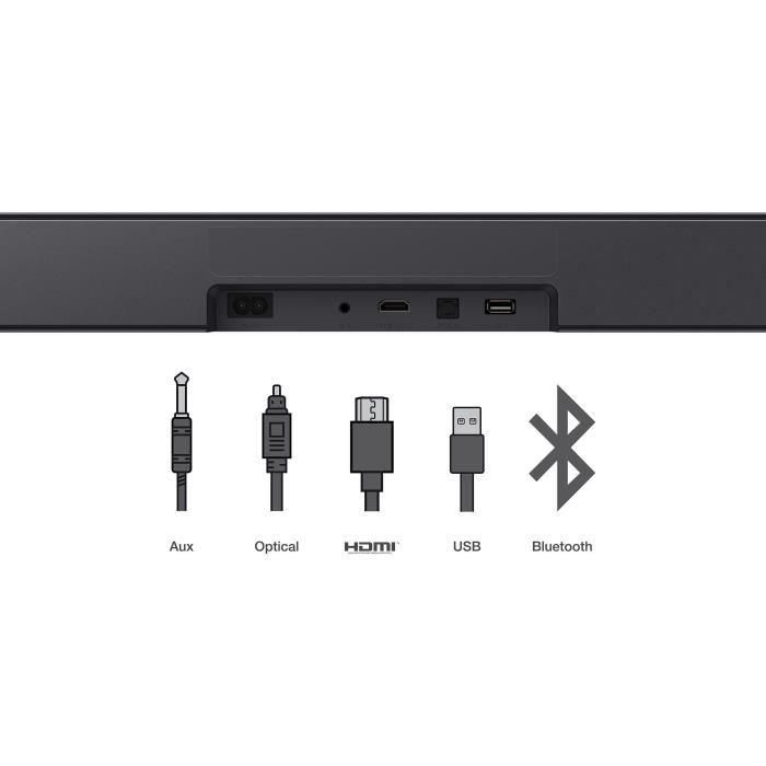 Barra de Sonido con Bluetooth TCL S45H/ 100W/ 2.0 5 Barra de Sonido con Bluetooth TCL S45H/ 100W/ 2.0 5